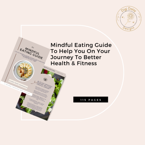Mindful Eating Workbook by Digi Daisy Designs