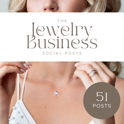 Jewellery Business Social Media Editable Canva Templates