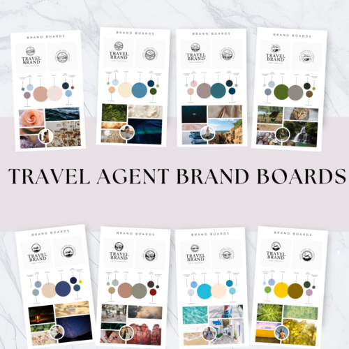 Travel Agent Brand Boards